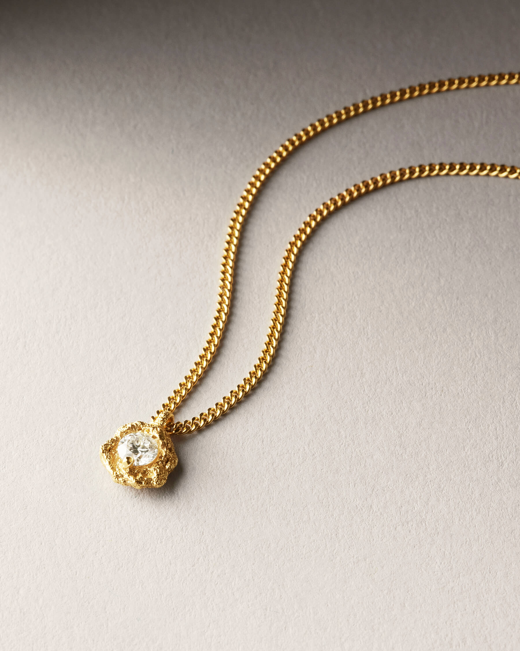 Diamond Necklace Gold