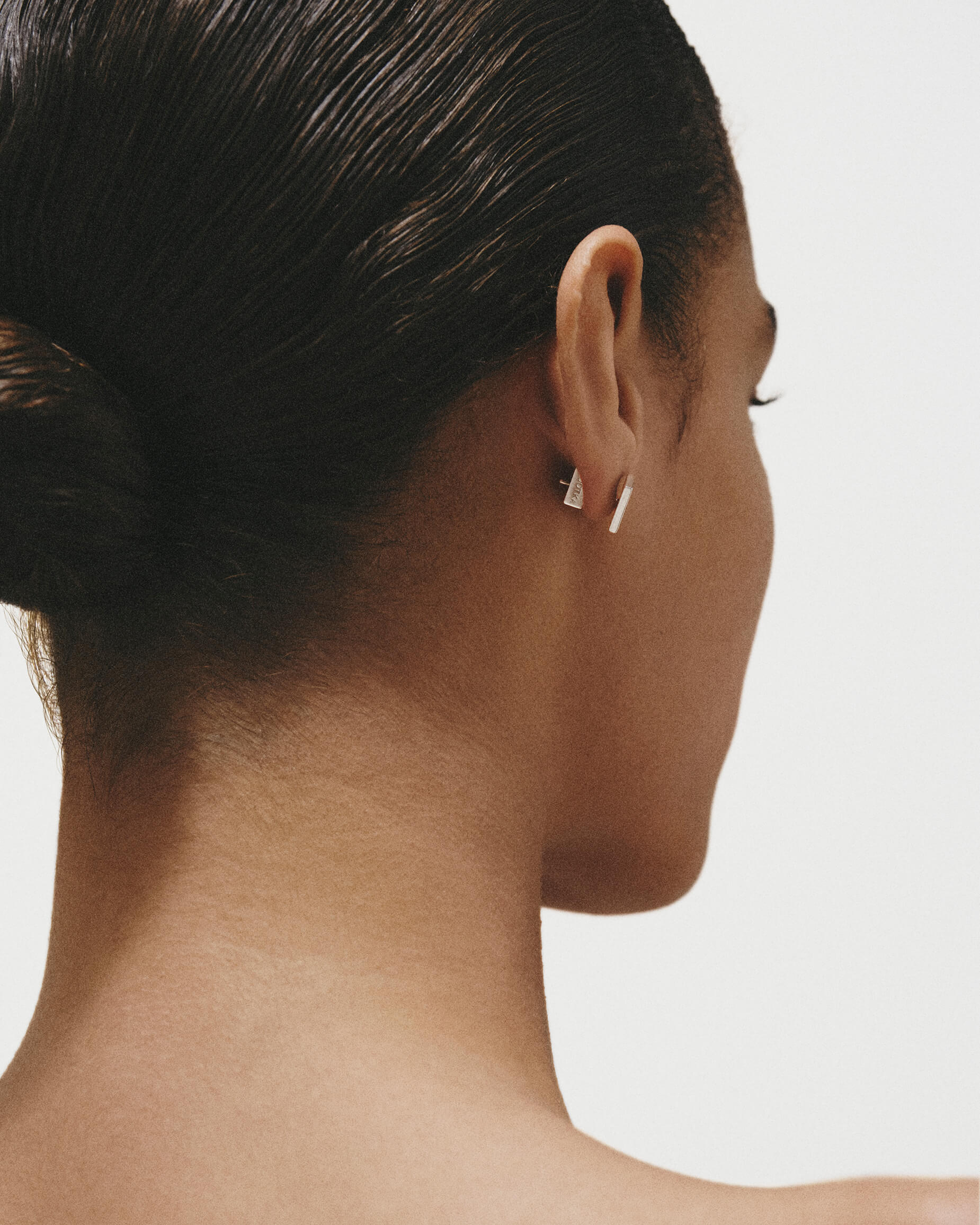 Nootka twin earrings silver
