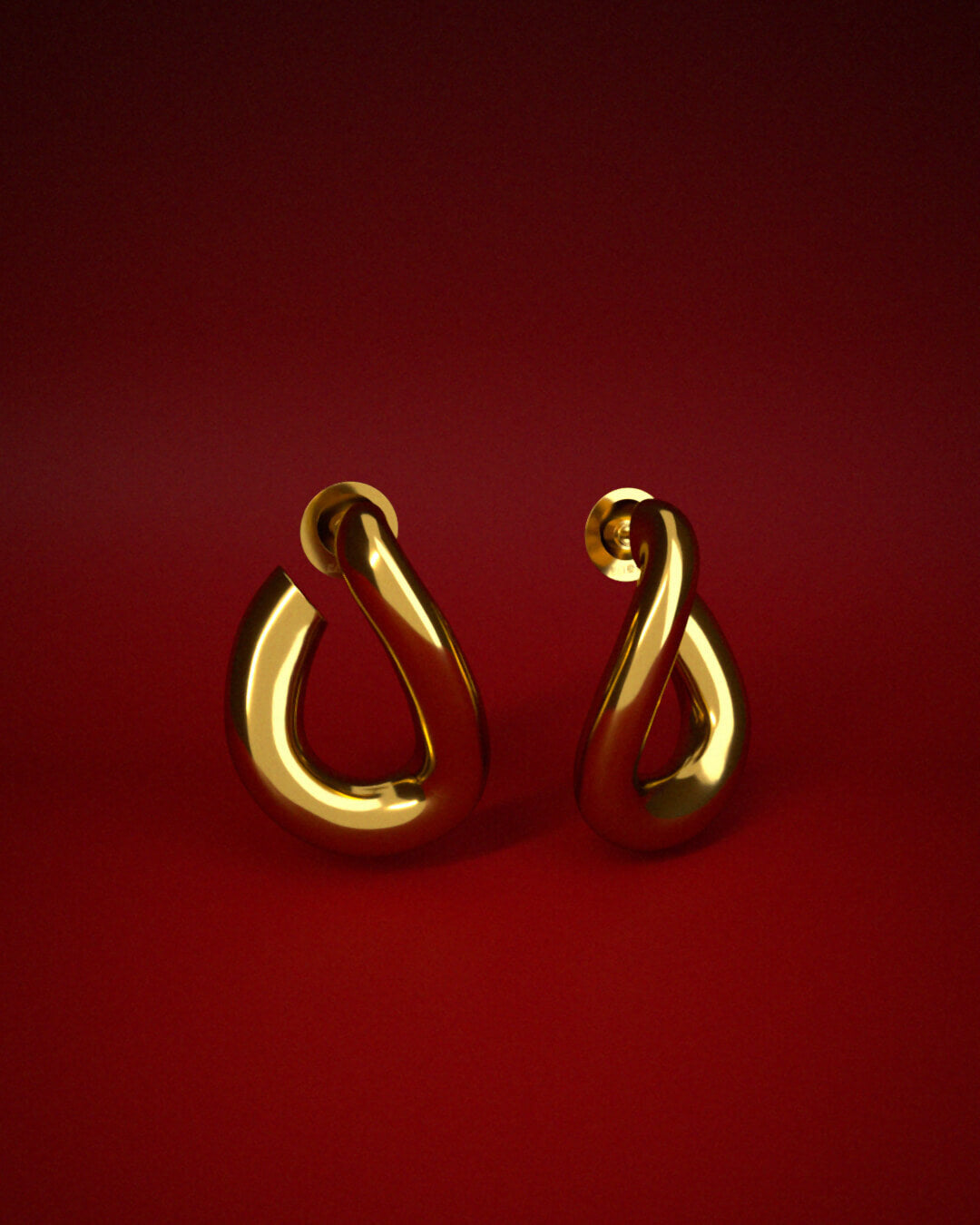 LOOP EARRINGS GOLD