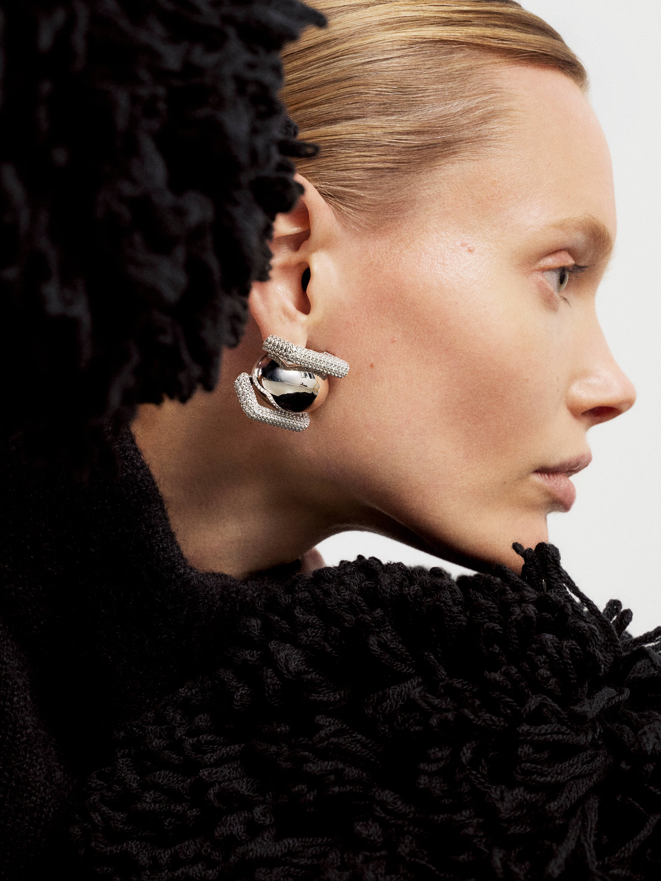 fine jewelry statement earrings in gold