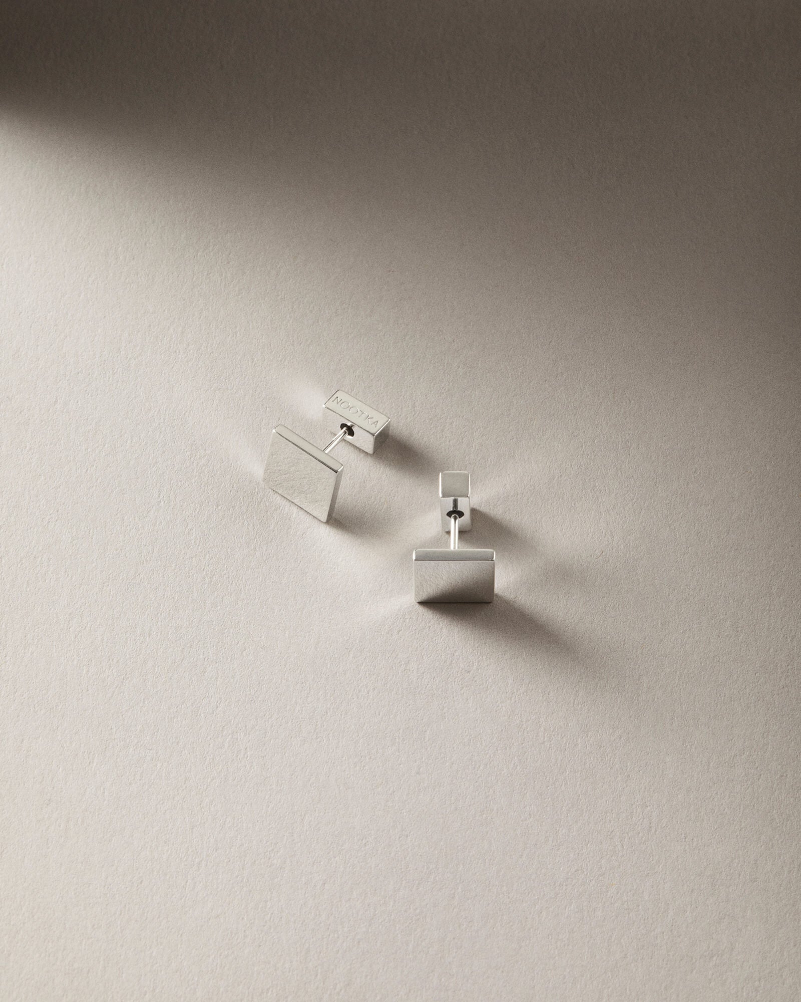 Twin earrings silver